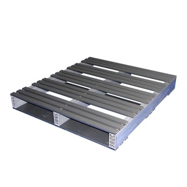 Jifram Extrusions Jifram Extrusions 05000092 36 in. X 32 in. 2-Way Entry Recycled Plastic Pallet 05000092 with 2000 pound weight capacity 5000092
